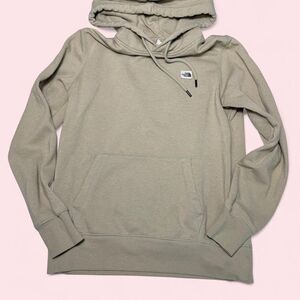 The North Face Men's Tan Hoodie with Kangaroo Pocket